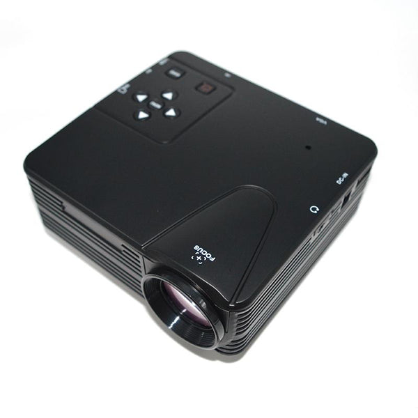 Portable Mini Projector HD 1080P LCD Digital Multimedia Player Inputs AV VGA USB SD HDMI