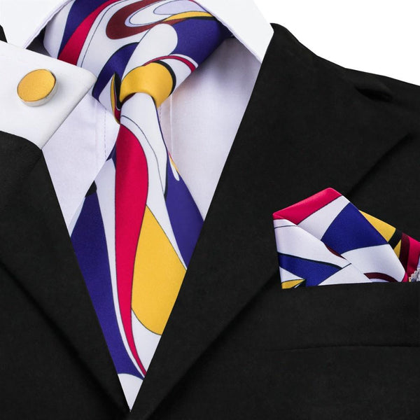 Novelty Mens Tie, Hanky-chief and Cuff Links Set