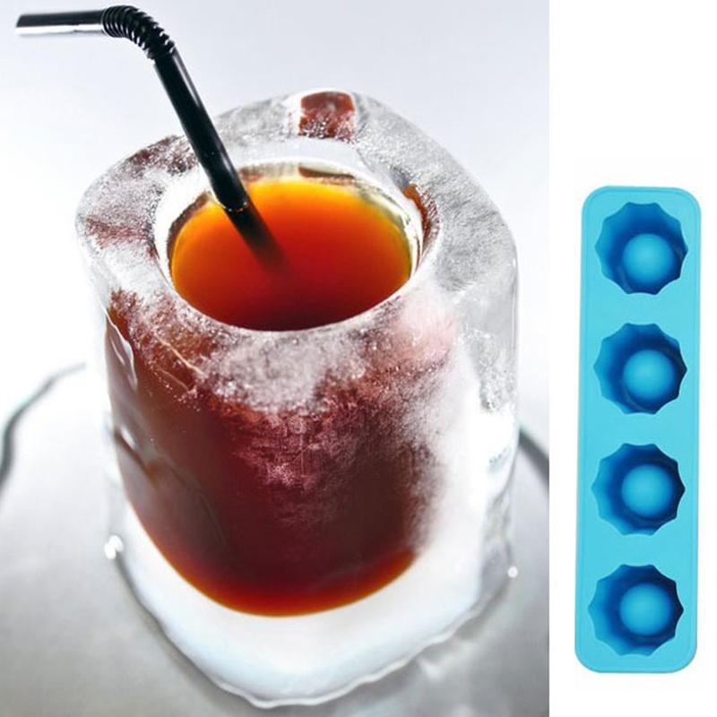 2017 Ice Cube Tray Mold Makes Shot Glasses Ice Mould Novelty Gifts Ice Tray Summer Drinking Tool Ice Shot Glass Mold D0093 - LADSPAD.UK