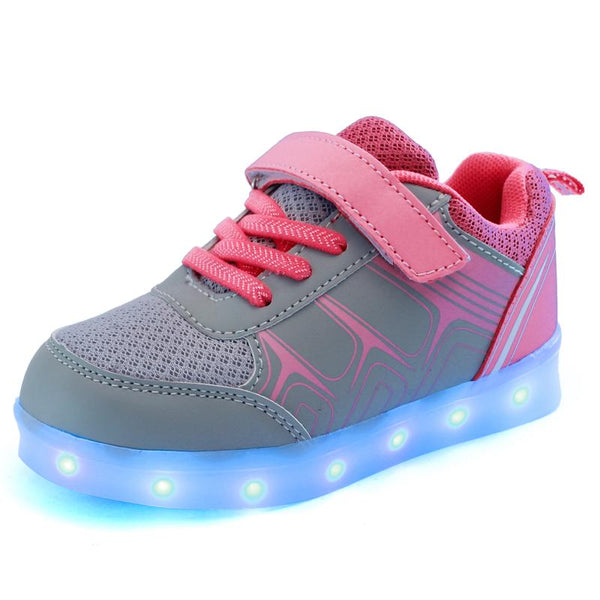 Kids LED Luminous shoes USB Charger