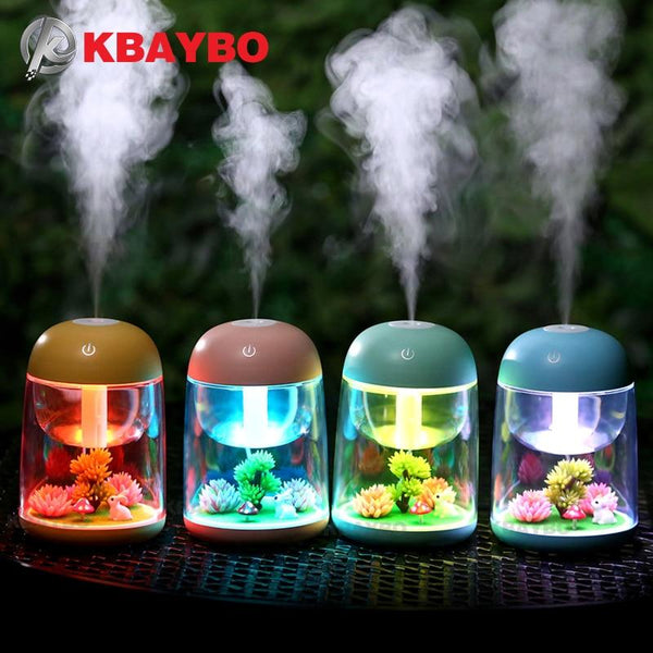 180ml Ultrasonic Air Aroma Humidifier for home LED Lights Aromatherapy Essential Oil Aroma Diffuser - LADSPAD.UK