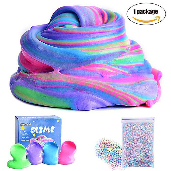 60ml Fluffy Foam Slime Putty Stress Relief Magic MultiColor Slime Sludge Cotton Mud Toy slime toys antistress toys plastice clay - LADSPAD.UK