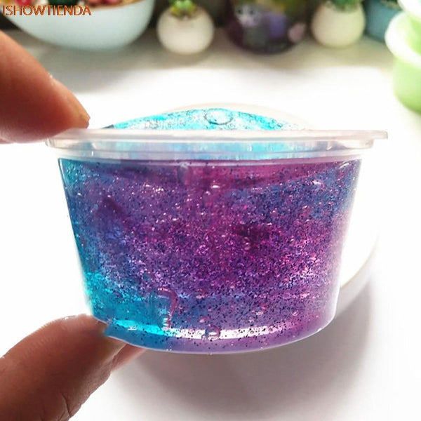 Starry Sky Colorful Slime Putty Durtend 60ml Scented Stress Relief Kids Clay Toy Plasticine Toys Kid Children Child Creativity