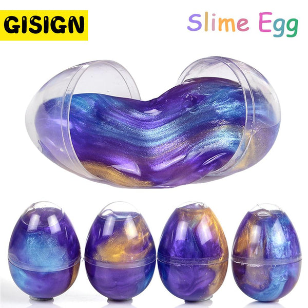 Slime Ball Crystal Fluffy Toys DIY Slimes Cloud Glue Soft Clay Anti-stress Light Plasticine Antistress Toys Kids Slime Egg