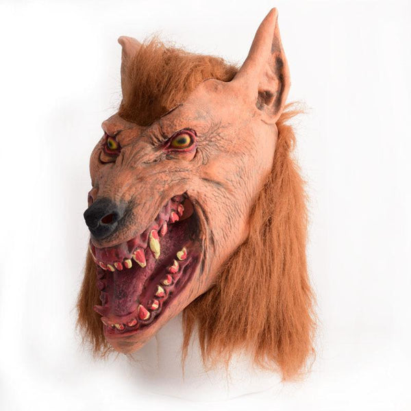 Halloween Wolf head latex Rubber Mask