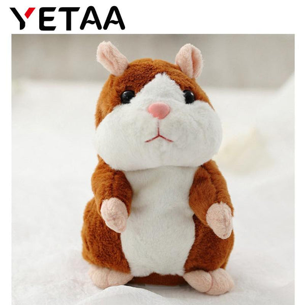 YETAA Speaking Talking Sound Record Hamster Sweet Animals Talking Hamster Toys for Children Stuffed & Plush Animals Sweetie Toys