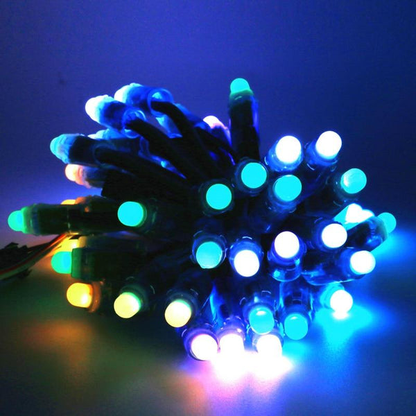 12mm WS2811 Full Color Pixel Module LED Mini bulb Twinkle light DC5V IP68 Waterproof Point Lights For Christmas Tree Decoration - LADSPAD.UK